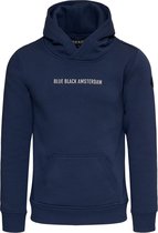 Blue Black Amsterdam Hoodie Jongens Sem - Donkerblauw - 140