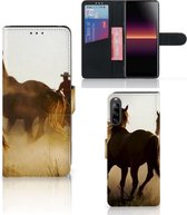 GSM Hoesje Sony Xperia L4 Bookcase Cowboy