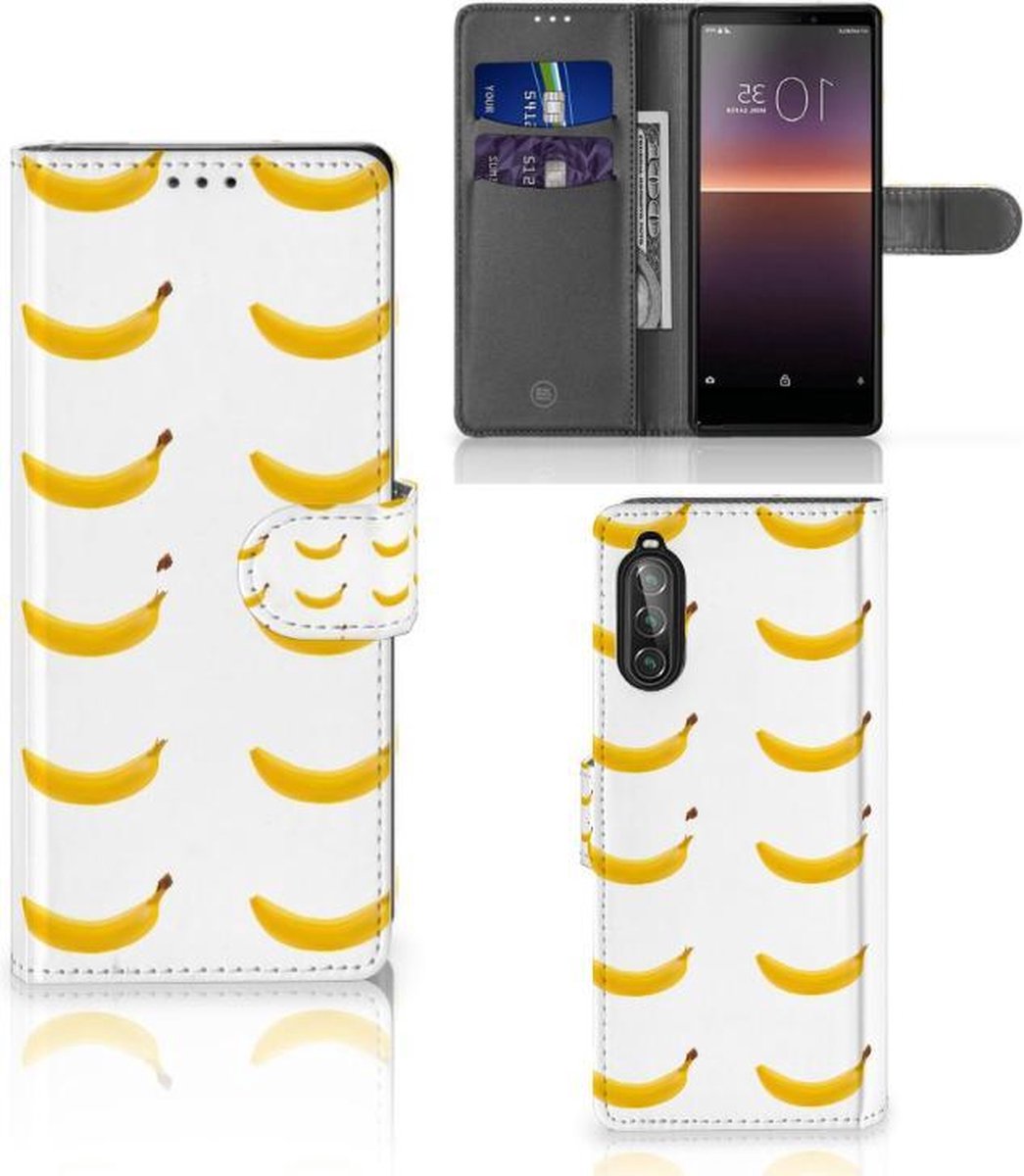 Book Case voor Sony Xperia 10 II Book Cover Banana