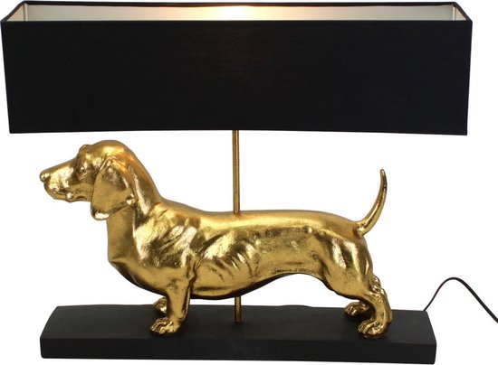 Tafellamp Teckel Vienna - goud