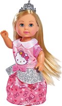 HELLO KITTY - EVI LOVE Princess Doll 12 cm met Tiara