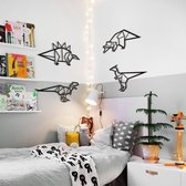 Hoagard - Kinderkamersdecoratie| Dinosaurs | Muurdecoratie | Wanddecoratie | 4 delige Baby Dinosaurussen|Baby Room - Kids Room - Play Room|  Wandhangdecor voor Jongens & Meisjes