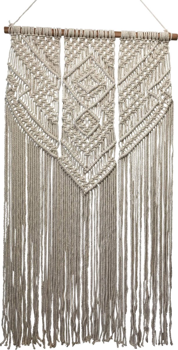 Macramé Wandkleed – Wandtapijt – Muurdecoratie – 80x45cm