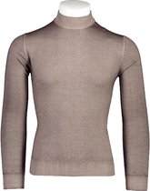 Gran Sasso  Trui Bruin Bruin  - Maat 3XL  - Heren - Herfst/Winter Collectie - Lana;Wool