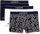 Lacoste Heren 3-pack Short - Navy/Wit - Maat XS