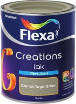 Flexa Creations - Lak Zijdeglans - Camouflage Green - 750 ml