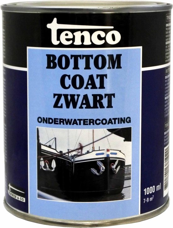 Tenco Bottomcoat - Zwart - 1 l