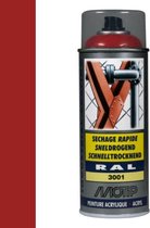 Motip industrial acryllak hoogglans RAL 3001 signaal rood - 400 ml