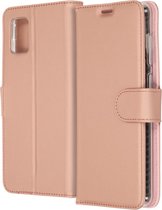 Samsung Galaxy A31 Hoesje Met Pasjeshouder - Accezz Wallet Softcase Bookcase - Roze