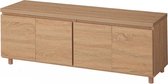 Houten Opslagkast (B119,8cm) - Laag type