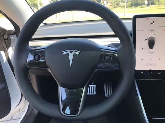 Tesla modèle 3 incrustation de guidon housse de guidon en