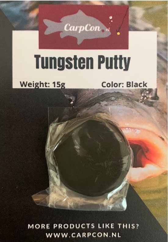Tungsten Putty - Black - 15 gram - Kneedlood - CarpCon