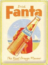 Wandbord - Drink Fanta Fantastically Flavorful - Special Edition