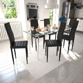 Eetkamerstoelen set 6 stuks (Incl LW anti kras viltjes) - Eetkamer stoelen - Extra stoelen voor huiskamer - Dineerstoelen – Tafelstoelen