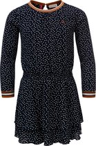 Looxs Revolution - Navy jurkje met stippen print  - Maat 92 - Artikelnr 2031-7819-190