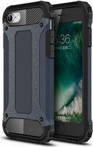 Apple iPhone SE (2020) Hybrid Hoesje - Donker Blauw