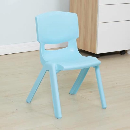 Stapelbare Kinderstoel - Blauw - Kunststof | bol.com