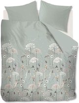 Ariadne at Home Flowers - Dekbedovertrek - Lits-jumeaux - 240x200/220 cm - Flanel - Green