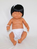 The Doll Factory Babypoppen Mexicaans Meisje met Haar 52 cm