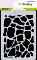 Sjabloon - Hobbysjabloon - Giraffe Print - 10,5x15cm - A6 - CraftEmotions