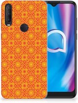 Cover Case Alcatel 1S (2020) Smartphone hoesje Batik Orange