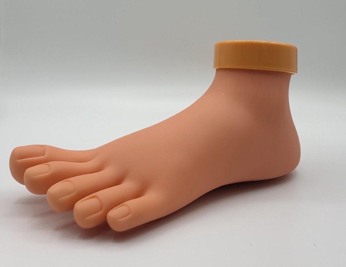 Professionele oefenvoet-nail practice-flexibele voet | bol.com
