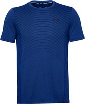 Under Armour Seamless Wave S/S Fitness Shirt Heren - Maat M