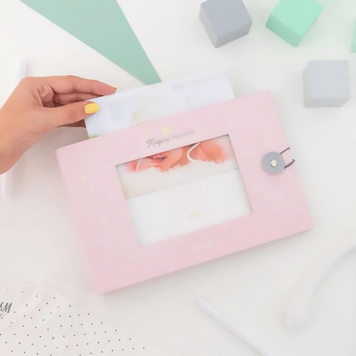 Mr Wonderful Fotoalbum - Baby Roze