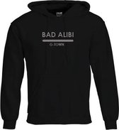Bad Alibi  Hoodie Maat L
