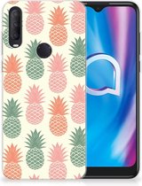 Siliconen Hoesje Alcatel 1S (2020) GSM Hoesje Ananas