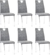 Eetkamerstoelen set 6 stuks  (Incl LW anti kras viltjes) - Eetkamer stoelen - Extra stoelen voor huiskamer - Dineerstoelen – Tafelstoelen
