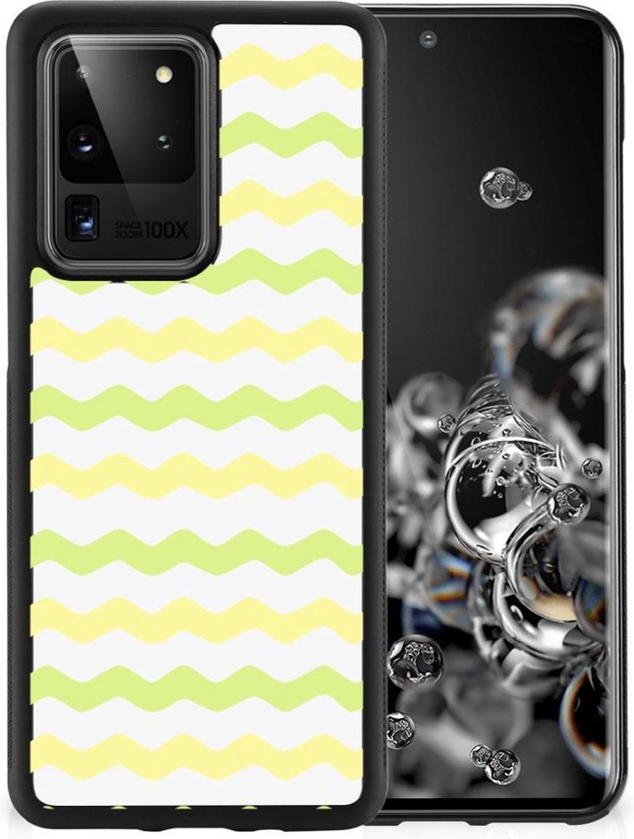 Samsung Galaxy S20 Ultra Bumper Case Waves Yellow