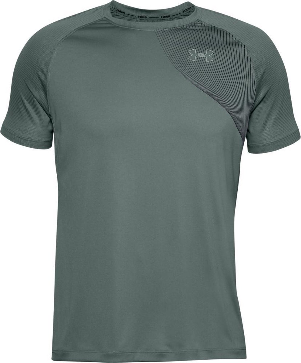Under Armour Qualifier Isochill S/S Hardloopshirt Heren - Maat S