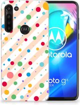 Telefoon Hoesje Motorola Moto G8 Power Leuk TPU Back Cover Dots