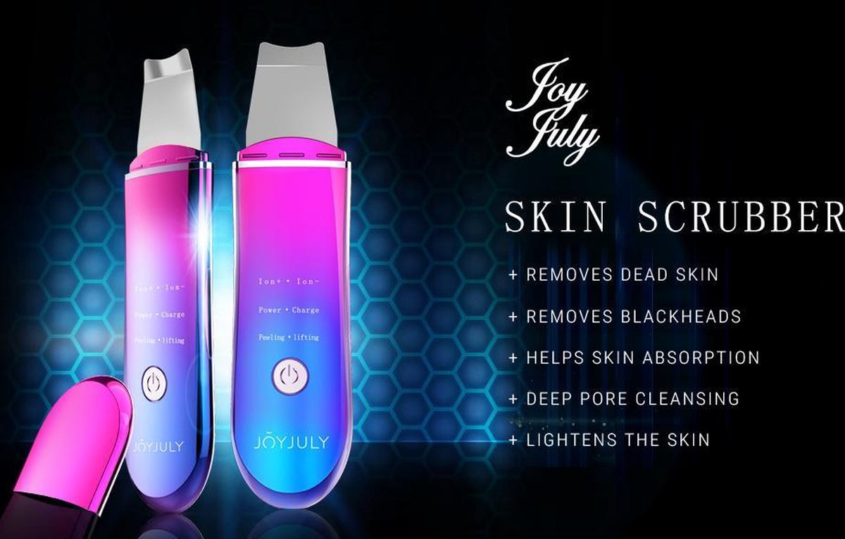 Skin Scrubber Ultrasonic Cleaning Skin Care (Joy July) | bol.com