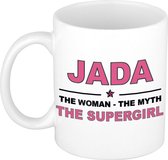 Jada The woman, The myth the supergirl cadeau koffie mok / thee beker 300 ml