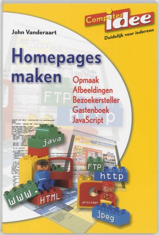 Cover van het boek 'Homepages maken' van John Vanderaart en Marcel van Valen