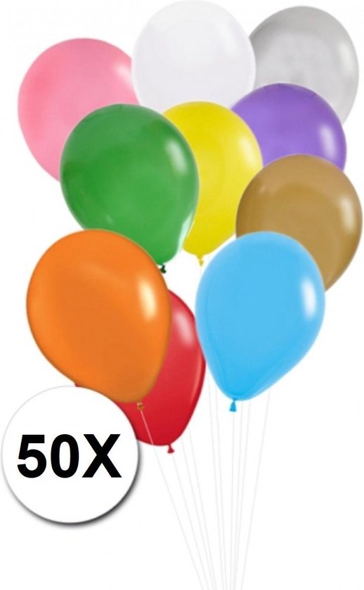 Gekleurde Ballonnen Verjaardag Versiering Gekleurde Helium Ballonnen Versiering... | bol.com
