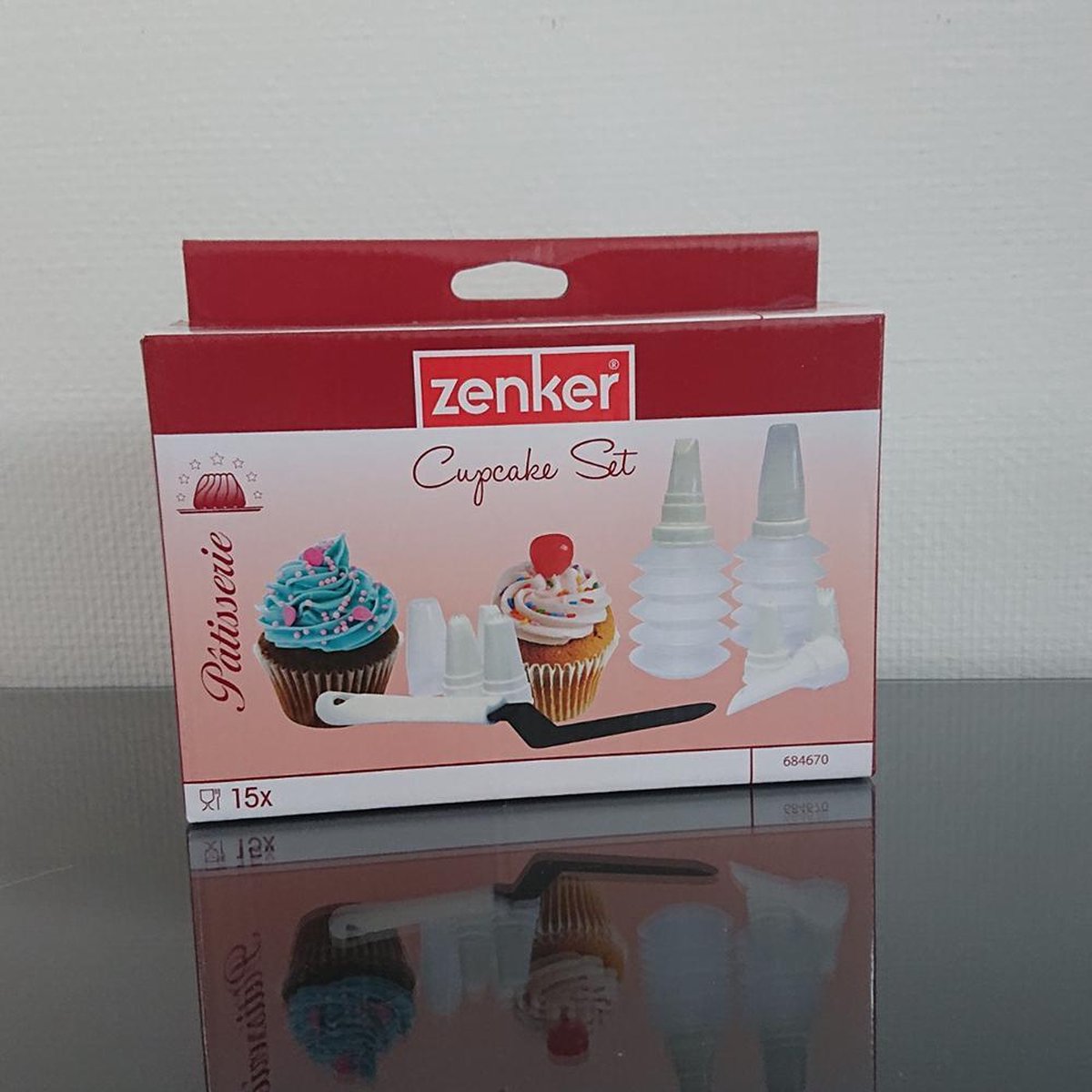 Zenker cupcake set | bak set cupcake | Patisserie set