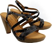 Gabor sandalen 65.783.97 zwart leer - maat 38.5