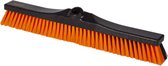Portuur - OrangeBrush  - Combi bezem - 50 cm - Harde en Zachte haren - Gemaakt van gerecycled kunststof - OB20350