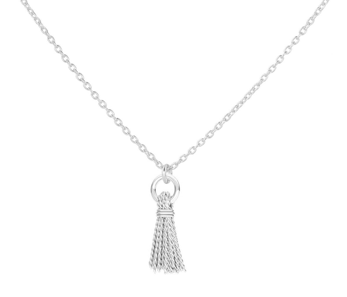 ARLIZI 1863 Ketting kwast hanger - sterling zilver - 44 cm