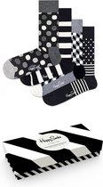 Happy Socks Black & white giftbox - Maat 36-40