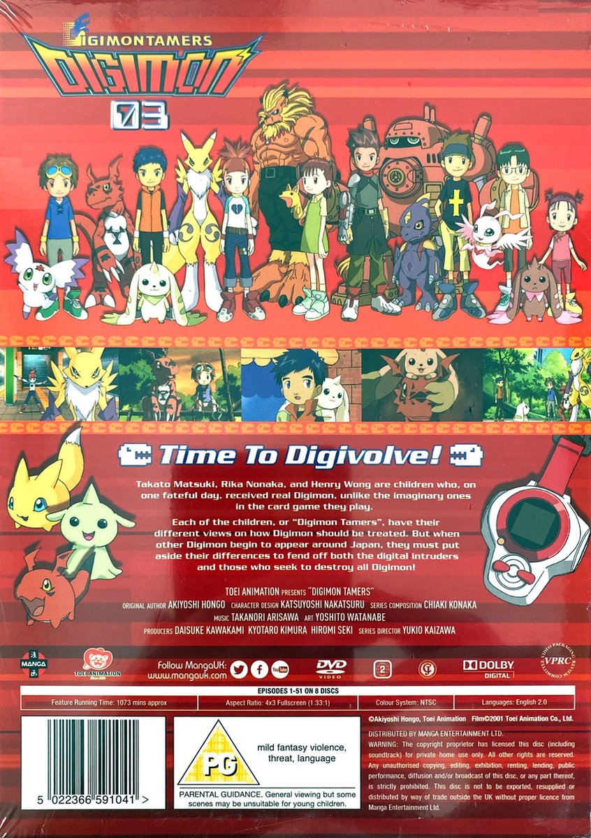 Digimon Tamers: Digital Monsters Season 3 [DVD] (Dvd) | Dvd's | bol.com