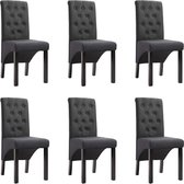 Eetkamerstoelen set 6 stuks (Incl LW anti kras viltjes) - Eetkamer stoelen - Extra stoelen voor huiskamer - Dineerstoelen – Tafelstoelen