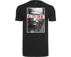 Mister Tee Tupac - 2Pac All Eyez On Me Heren T-shirt - 4XL - Zwart