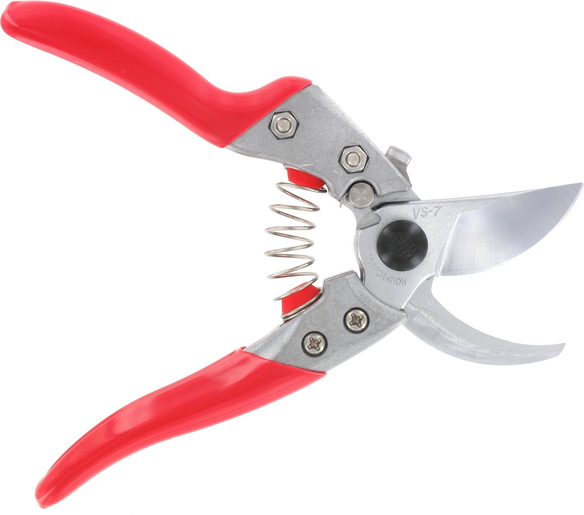 ARS Lichtgewicht Snoeischaar - Ergonomisch Ontwerp - Gehard Verchroomd Staal - 180 mm - Rood