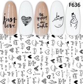 Nagel Stickers Nail Art 3D - Nagelversiering - Decoratie Stickers - Nagelfolie - 92 stickers
