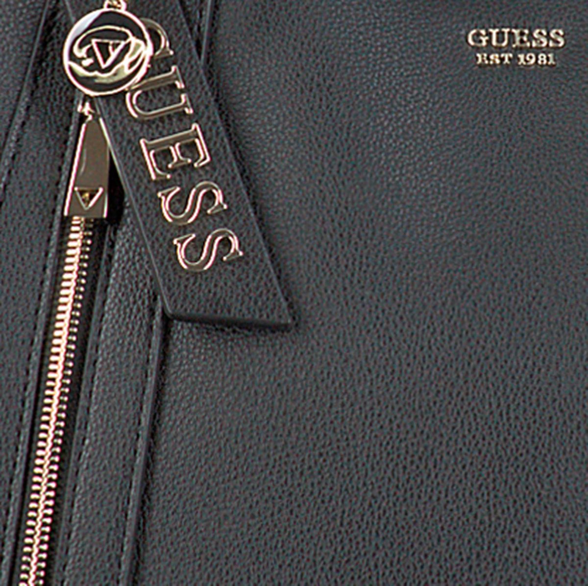 zwarte guess handtas naya trap tote