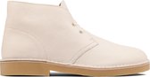 Clarks - Heren schoenen - Desert Boot 2 - G - white leather - maat 42